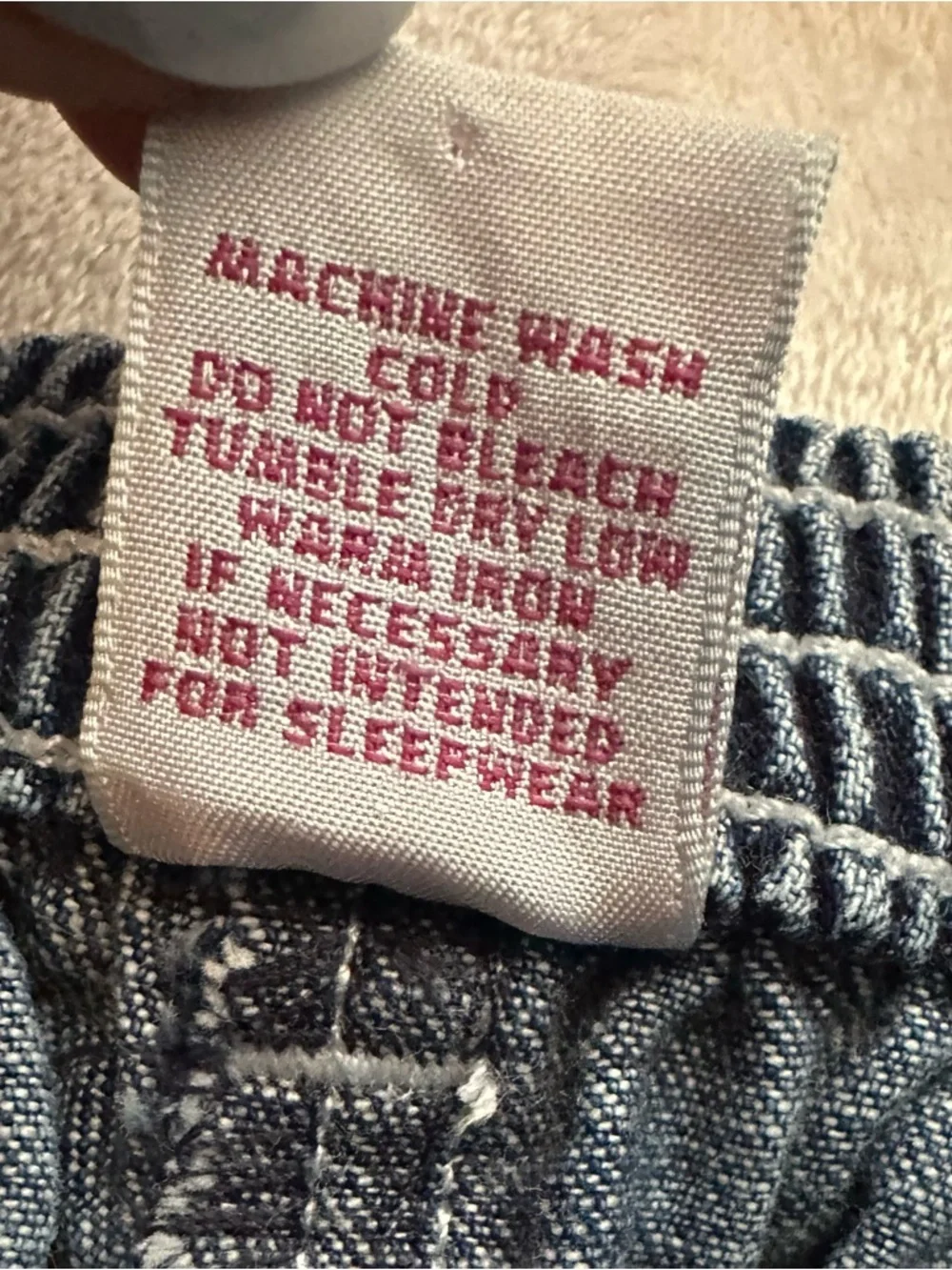 Vintage Gymboree 2003 Strawberry Patch Flare Denim Jeans Girls 5 Embroidered